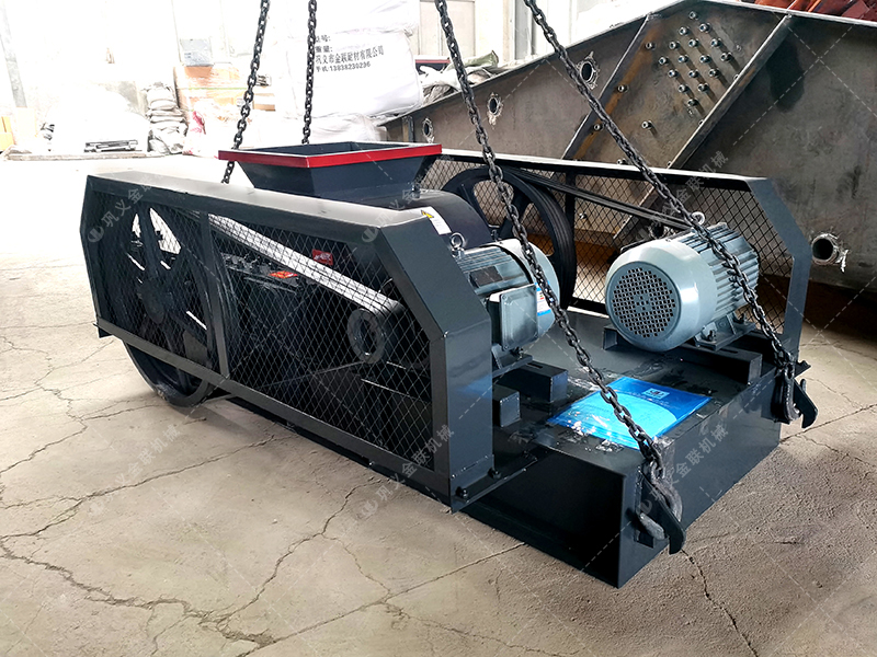 2PG610X400對輥破碎機(jī)發(fā)貨圖片_發(fā)往河北石家莊_破碎石灰石