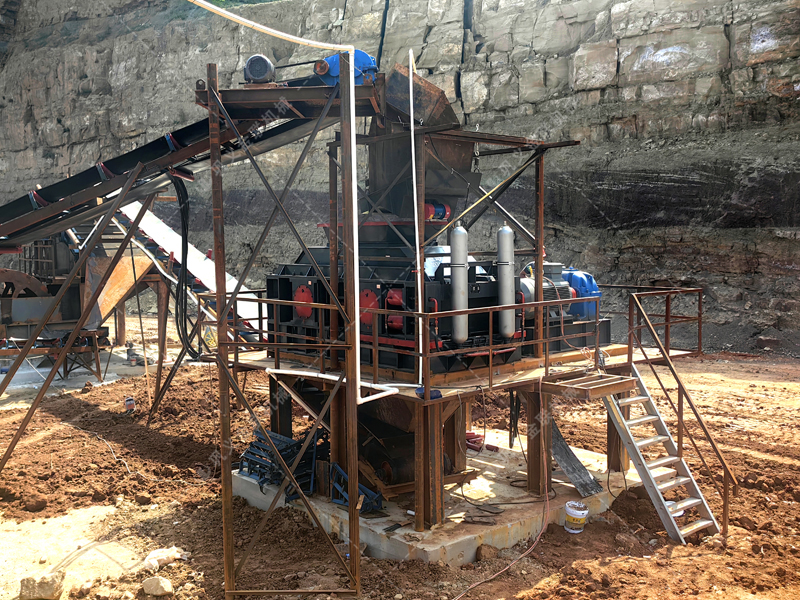 河卵石制砂生產線改造實錄：液壓對輥機如何替代傳統錘破？